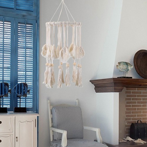 Macrame lamp shade - lamp, shade,