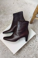 Brand New wBox- Russell & Bromley Chocolate Brown Premium leather Ankle Boots s7