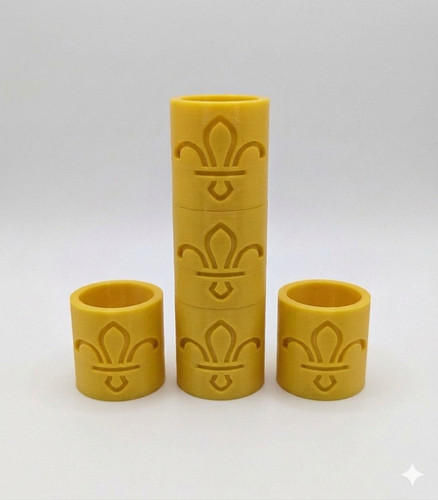 Yellow scout woggle - 5,