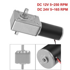 Dual Shaft Worm Gear Motor DC