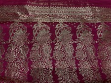 Pure Silk Vintage Majenta Dark