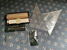 vintage technical drawing instruments