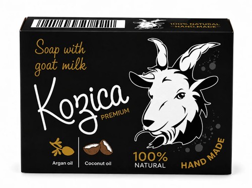 Natural goat milk soap - natural, for