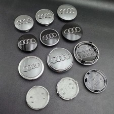 4pcs Audi Wheel Centre Caps 60mm 61mm 68mm 69mm 77mm for A1 A2 A3 A4 A5 A6 A7...