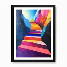 Stairway To Heaven 59 Art Print Framed Wall Art Poster Canvas Print Picture