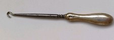 Hallmarked Silver victorian button hook. boot shoe