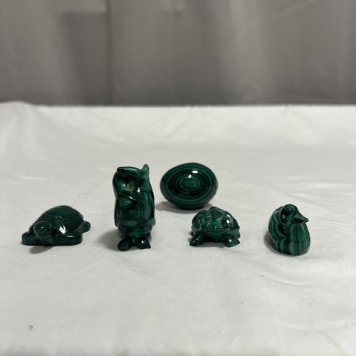 Set five malachite vintage - set,