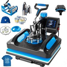8 in 1 Heat Press Machine 38x30cm T-shirt Sublimation Printer Digital Transfer