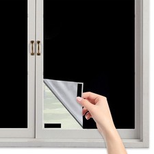 Travel Portable Blackout Blind UV Protection Pastable Privacy Window Curtains