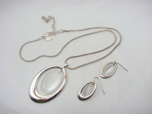 Oval shape silver tone - silver,