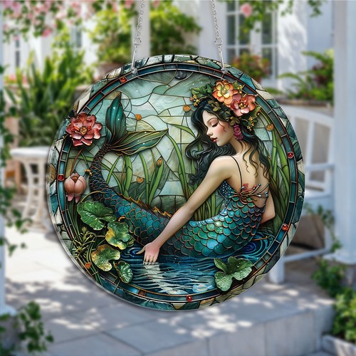 Mystic mermaid suncatcher - mystic,