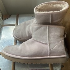 Used Pink Low Suede UGG Boots Size 8 UK 41 EU