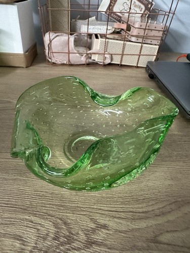 Green glass controlled bubble - glass,