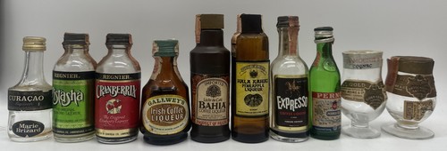 Vintage 1960 70s mini bottle - vintage,