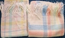 2 x Vintage Pram Blanket