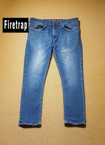 Firetrap men washed blue - men's,
