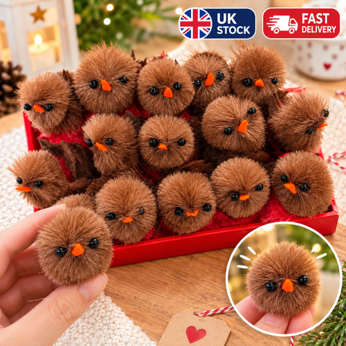 Pack christmas robins - 15,