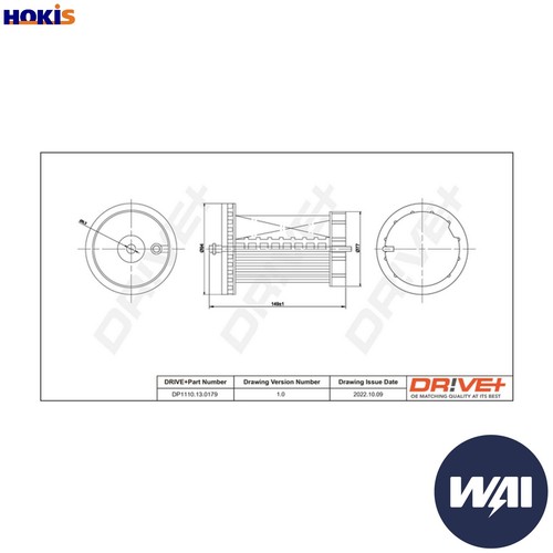 Fuel filter dp1110 - fuel, for