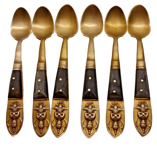 Siam brass spoons thailand - spoons,