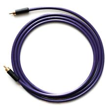 QED Performance DIGITAL Audio 75Ω Coaxial Custom Cable with Switchcraft Gold RCA