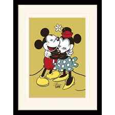 Mickey & Minnie Mouse - True Love - Official 30 x 40cm Framed Mounted Print