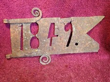 ANTIQUE dated 1849 HANDFORGED