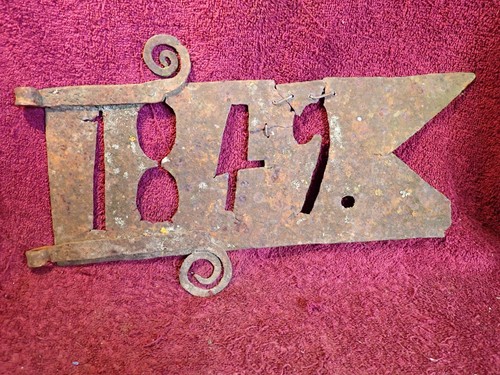 Antique dated 1849 - antique, handforged