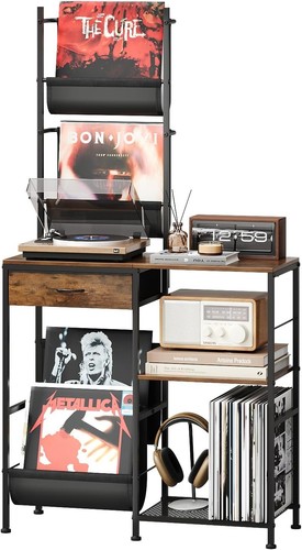Record player stand - record,
