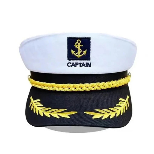 Navy captain hat skipper yacht - skipper,