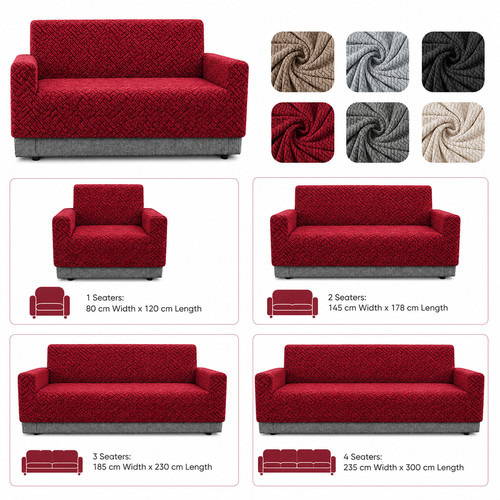 Jacquard stretch sofa cover - jacquard,