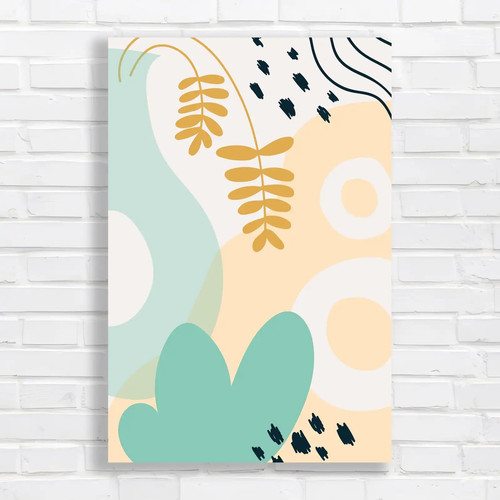 Vibrant botanical canvas print - vibrant,