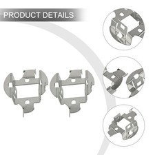 2x H7 HID Headlight Bulb Light Retainer-Clip Adapter Holder For For Mercedes