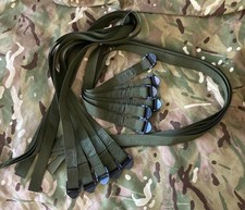 British Army Issue Utility Straps x 1 PLCE WEBBING IRR OD Green 2010 GOOD