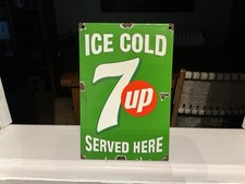 Enamel Advertising Sign Ice