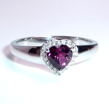 Ring 585 White Gold Rubellite