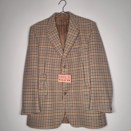 Crombie jacket tweed check - jacket, 42