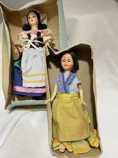 Vintage Costume Dolls of the World X 2 Swiss and Italian