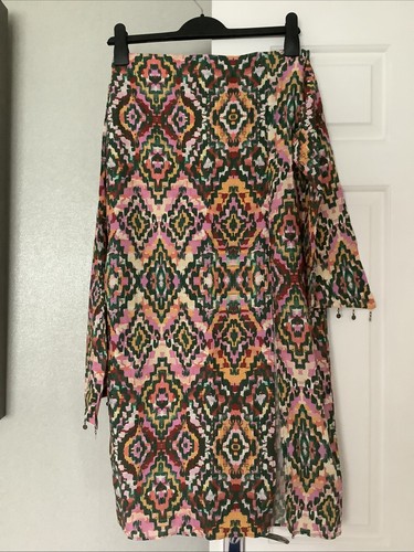 Zara straight aztec print - zara,