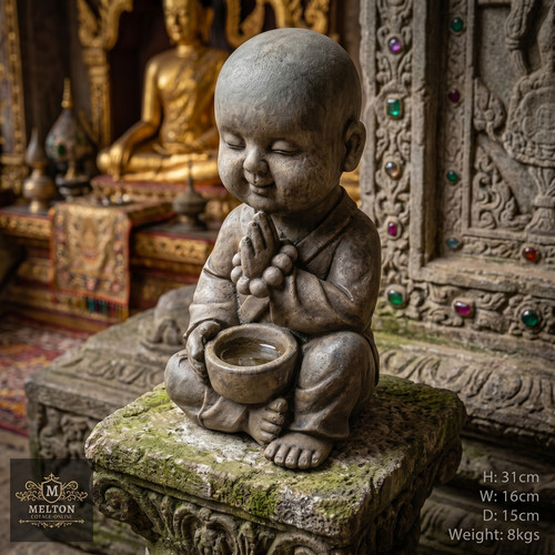 Oriental zen garden praying - oriental,