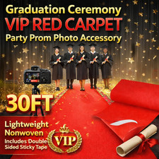 30ft fake pretend red carpet - 30ft,