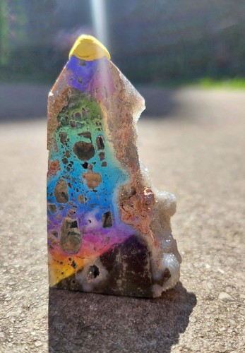 Aura sphalerite druzy - sphalerite,
