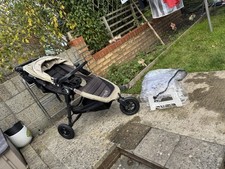 Baby Jogger City Mini GT Pushchair Beige Black Used Good Condition