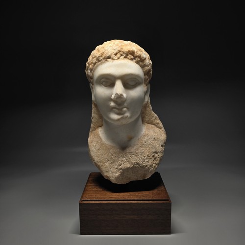 Important roman marble bust - an,