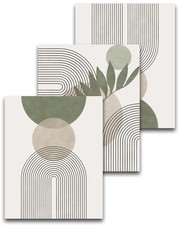 Boho Sage Green Canvas Prints