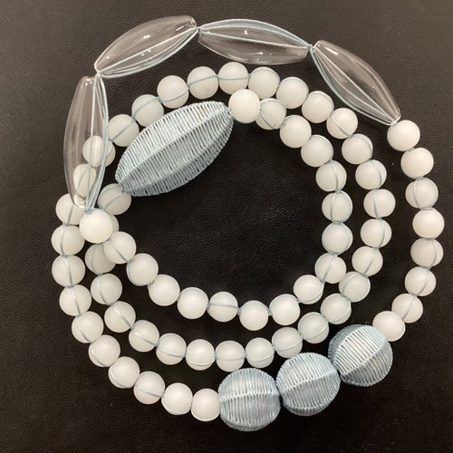 Vintage cos beaded necklace - cos,