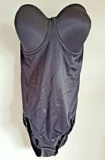 Flexes Shapewear Body Black, Underwired Cups, Removeable Straps, 38D New