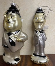 LAUREL & HARDY Glass Blown
