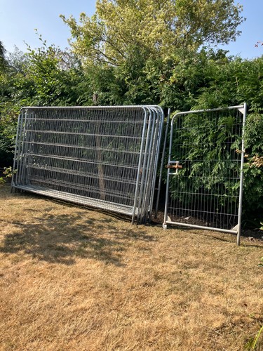 Heras fence panels used eight - heras,
