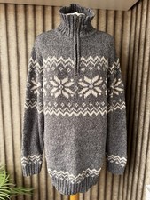 Ladies Thick Zip Neck Jumper