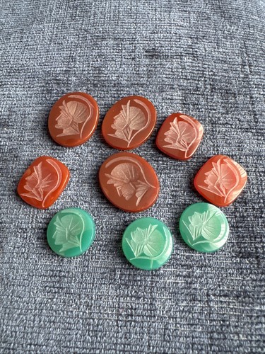 Joblot loose agate intaglio - joblot,